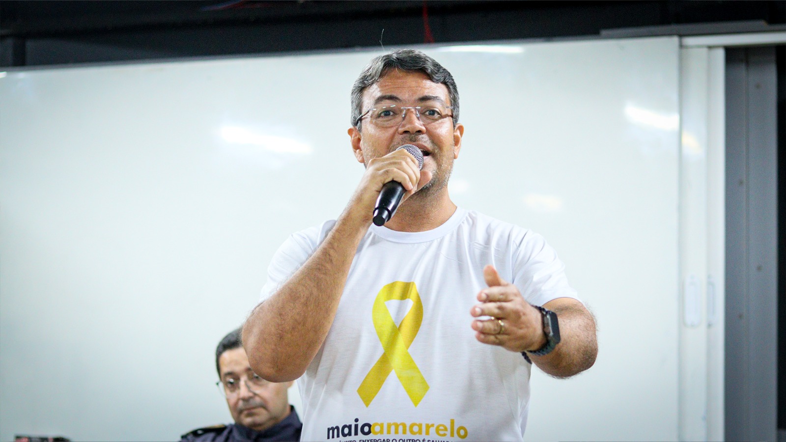 Palestrante fala sobre segurança no trânsito